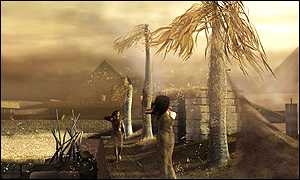 A duststorm in Egypt