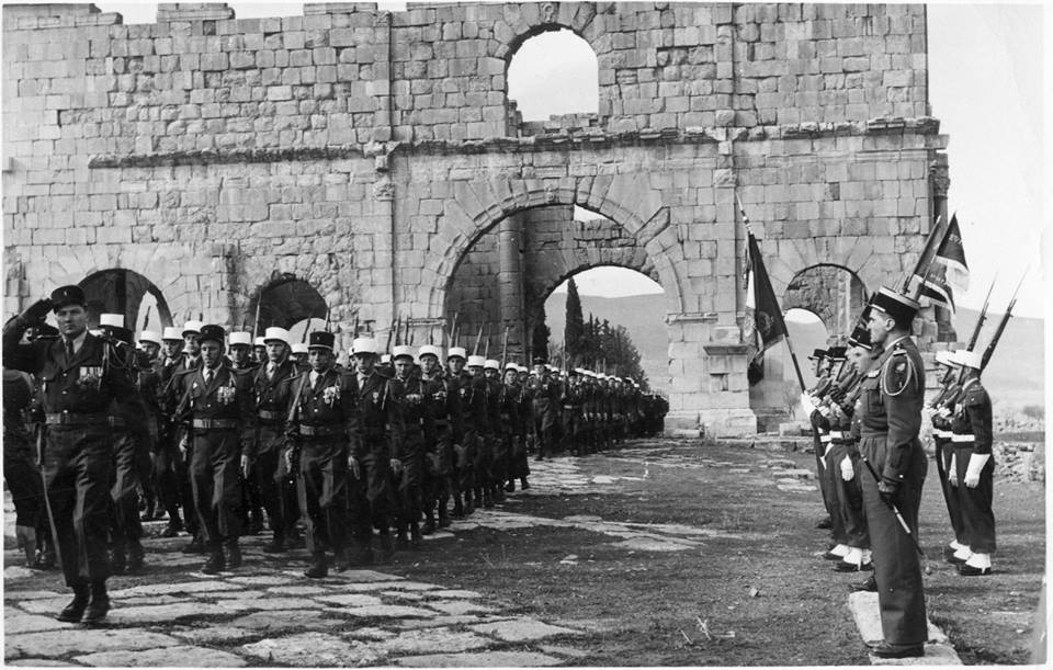 The French Foreign Legion in Algeria.