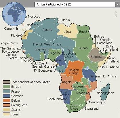 Africa in 1912