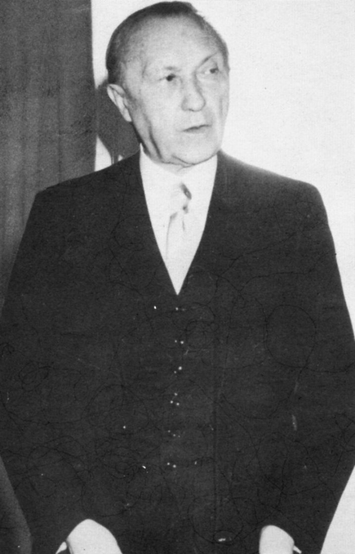 Konrad Adenauer.