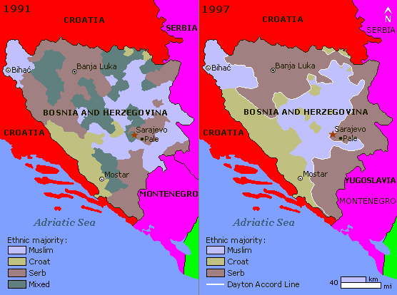 Bosnian map