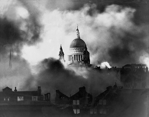 St. Paul's Cathedral during the Blitz