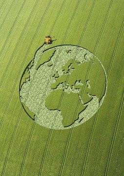 Earth Day 2013 crop circle.