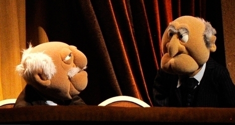 Waldorf and Statler.