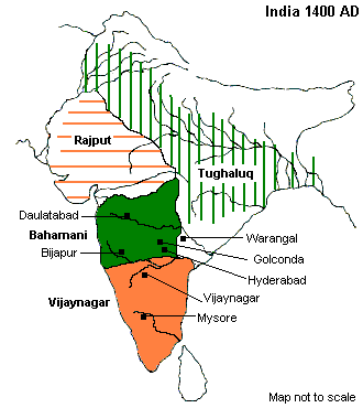 The Bahmani Sultanate and Vijayanagar.