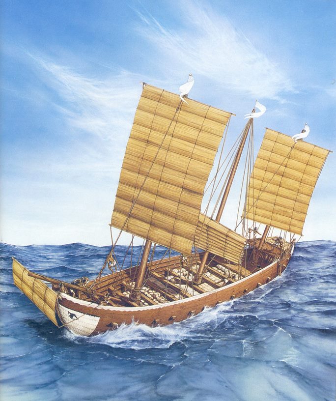 Chola ship.