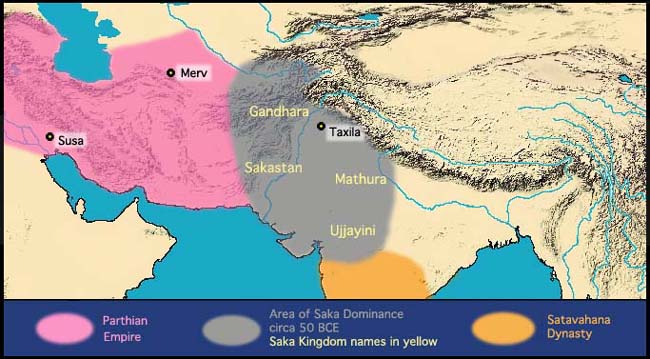 India, around 1 A.D.