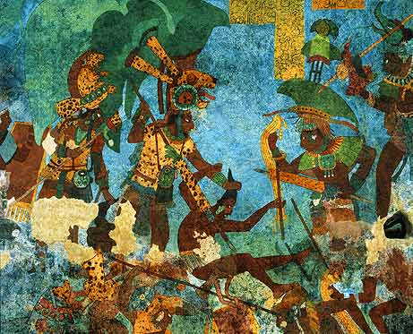 Bonampak battle scene.