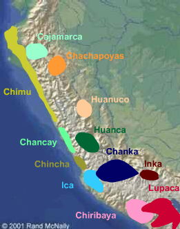 Late Intermediate period map.