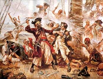 Blackbeard's showdown.