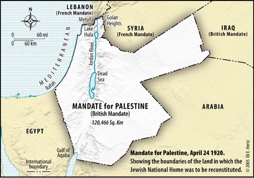 Palestine before 1920.