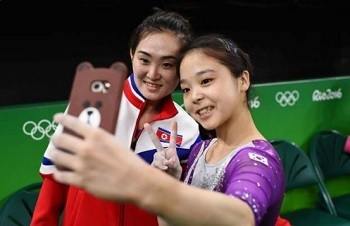 Korean gymnasts.