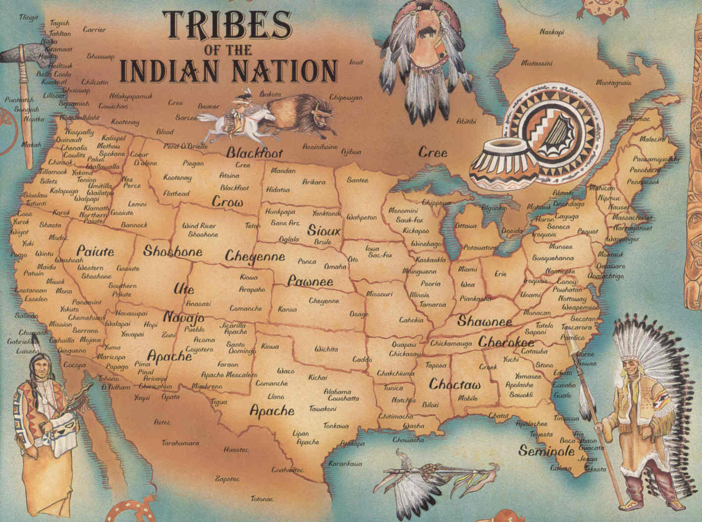 North America from the Native American point of view.