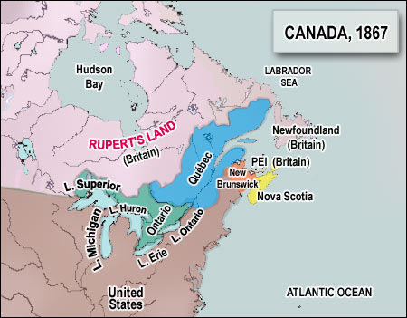 Canada in 1867.
