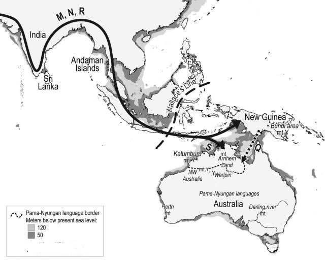 Map showing the Wallace Line.