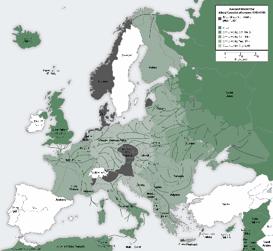 WW2 map, 1943-45