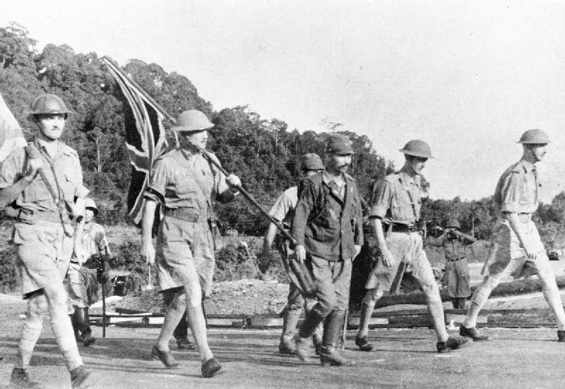 Singapore surrenders.